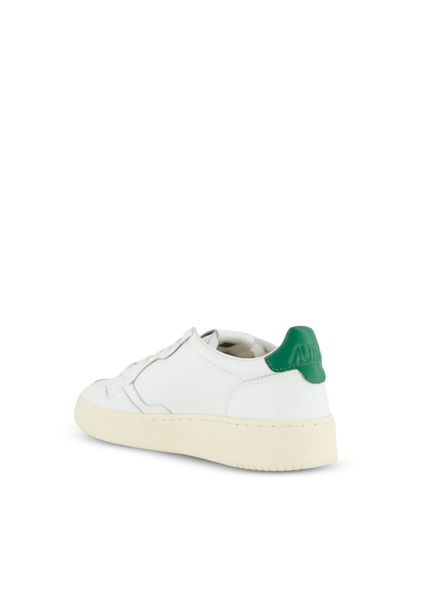 Sneakers Autry Medalist Low in pelle bianca e verde AULM LL20 AUTRY 