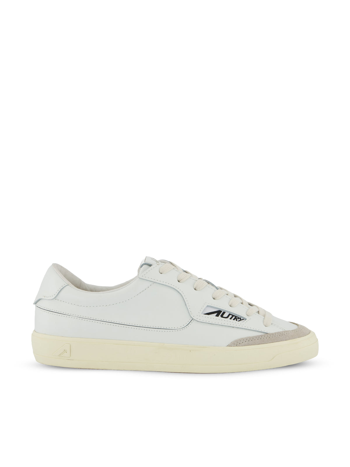 Sneakers Windscape low in pelle bianca e space SCLM UK01 AUTRY 