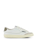 Sneakers Windscape low in pelle bianca e space SCLM UK10 AUTRY 