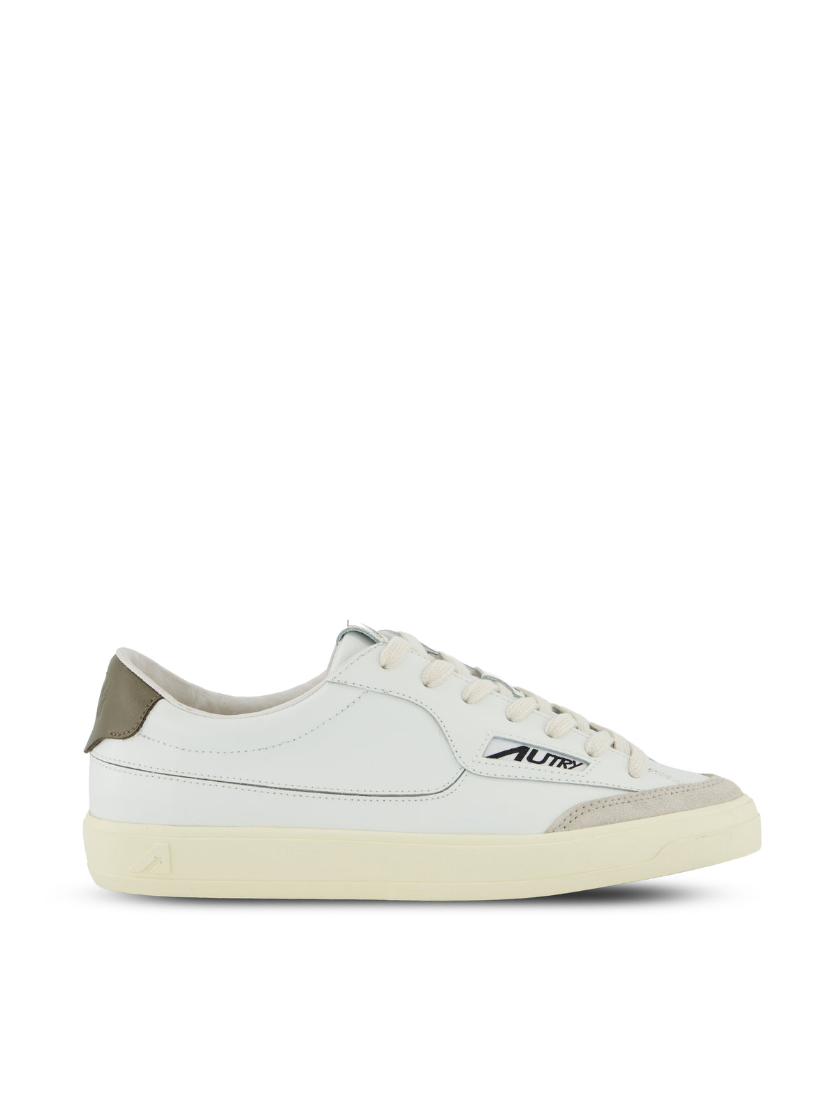 Sneakers Windscape low in pelle bianca e space SCLM UK10 AUTRY 