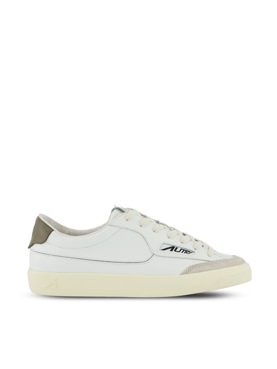 Sneakers Windscape low in pelle bianca e space SCLM UK10 AUTRY 