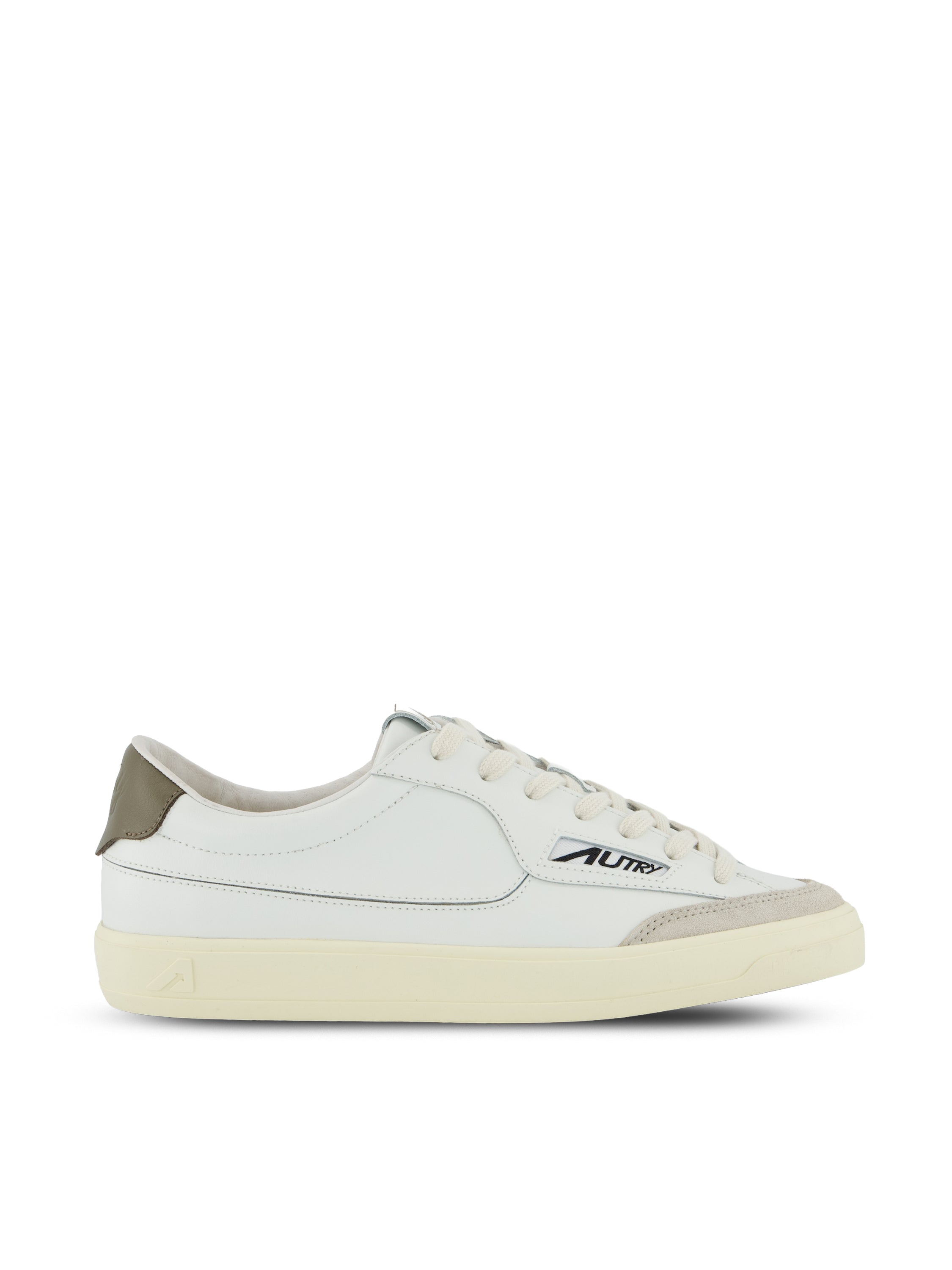 Sneakers Windscape low in pelle bianca e space SCLM UK10 AUTRY 