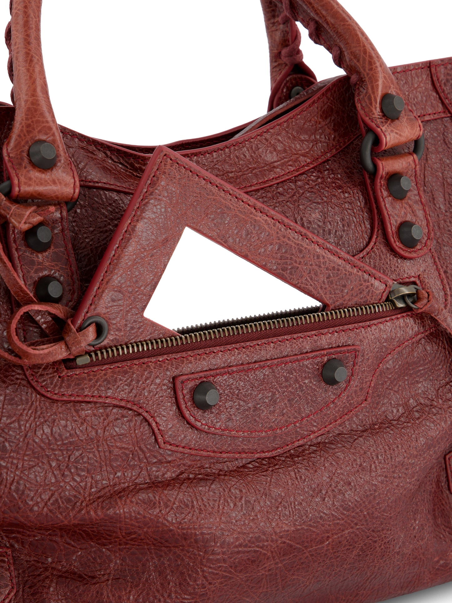 Borsa Le City Media in pelle di agnello Arena rosso bacca 865760 2ACFH6154 BALENCIAGA 