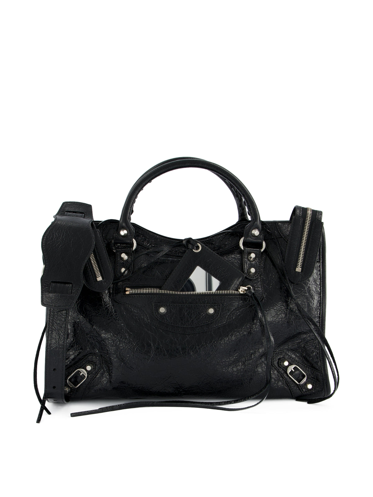 Borsa Le City Media in pelle di agnello Arena rosso bacca 865760 2ACLR1000 BALENCIAGA 