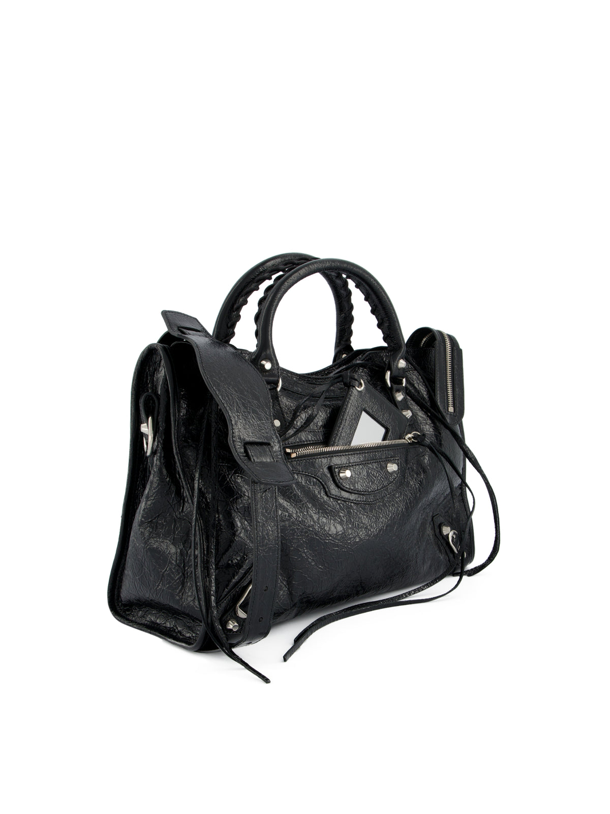 Borsa Le City Media in pelle di agnello Arena rosso bacca 865760 2ACLR1000 BALENCIAGA 