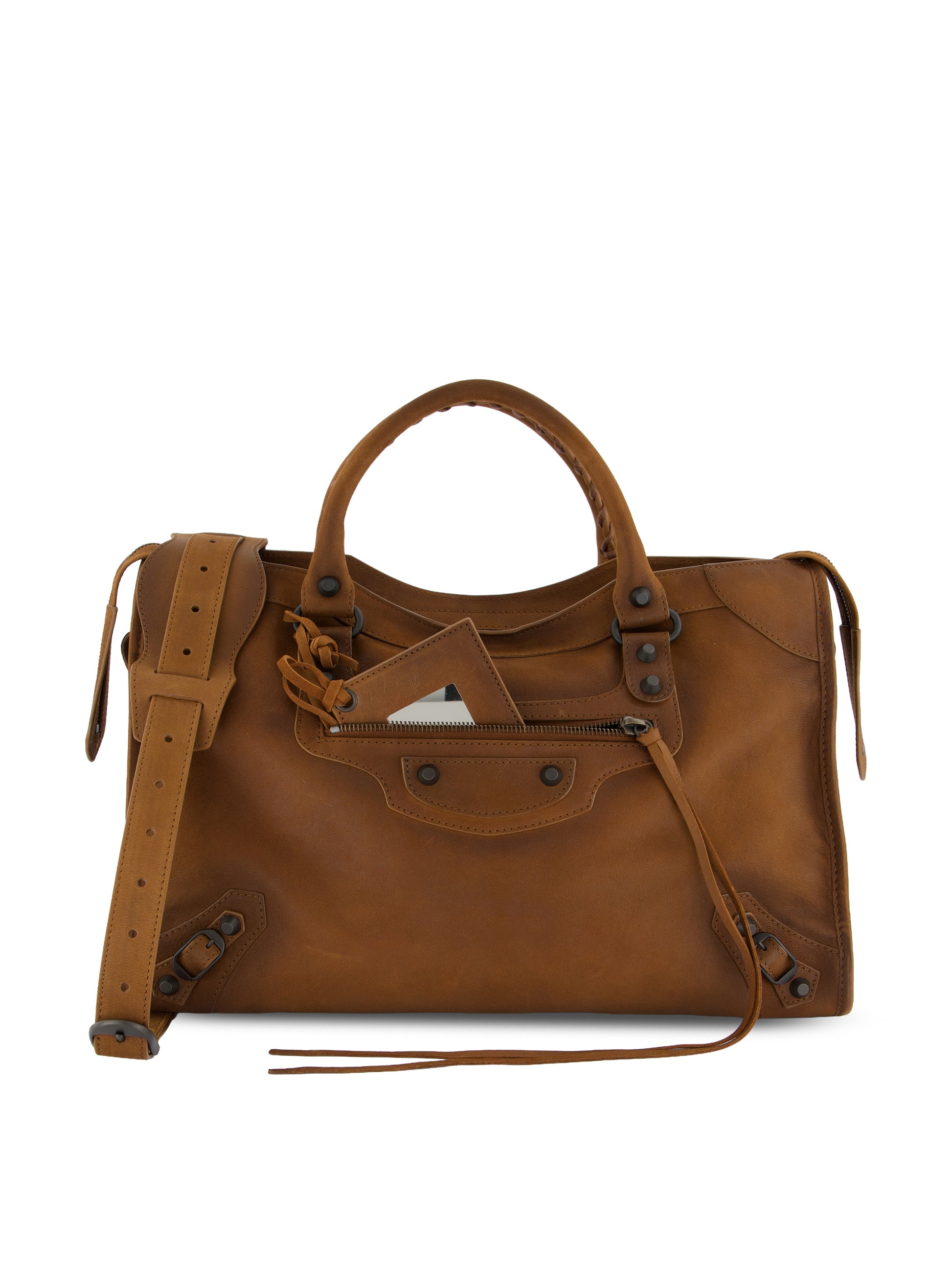 Borsa Balenciaga Le City Media in pelle di capra 865760 2ACM92247 BALENCIAGA 