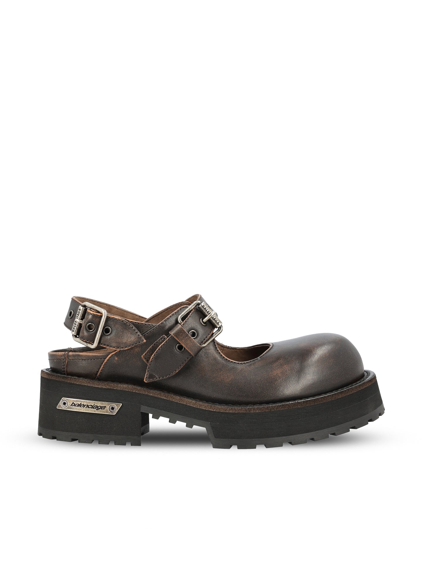 Mary Jane Venom in pelle di vitello. 866581 WBEQ32824 BALENCIAGA 