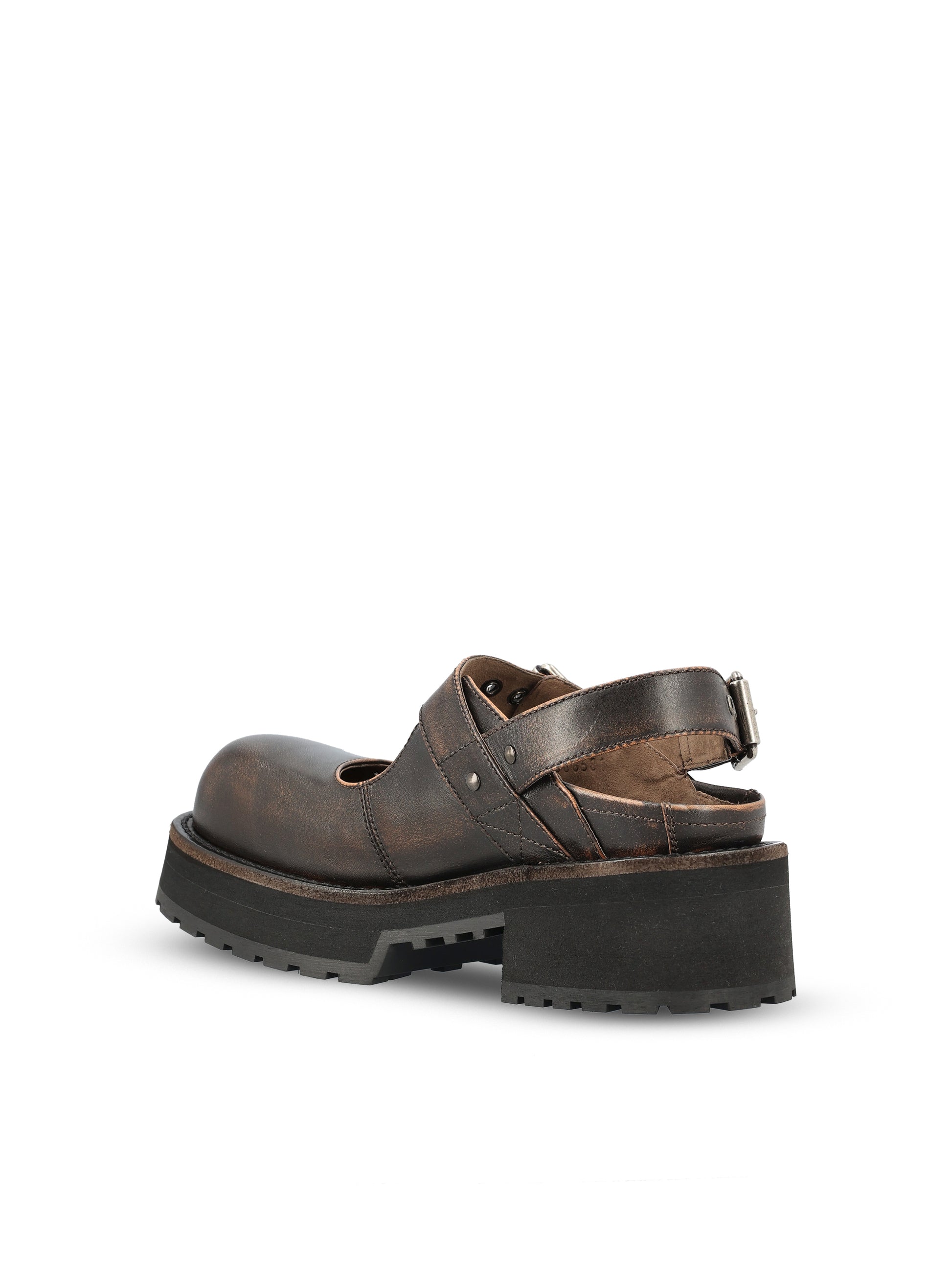 Mary Jane Venom in pelle di vitello. 866581 WBEQ32824 BALENCIAGA 
