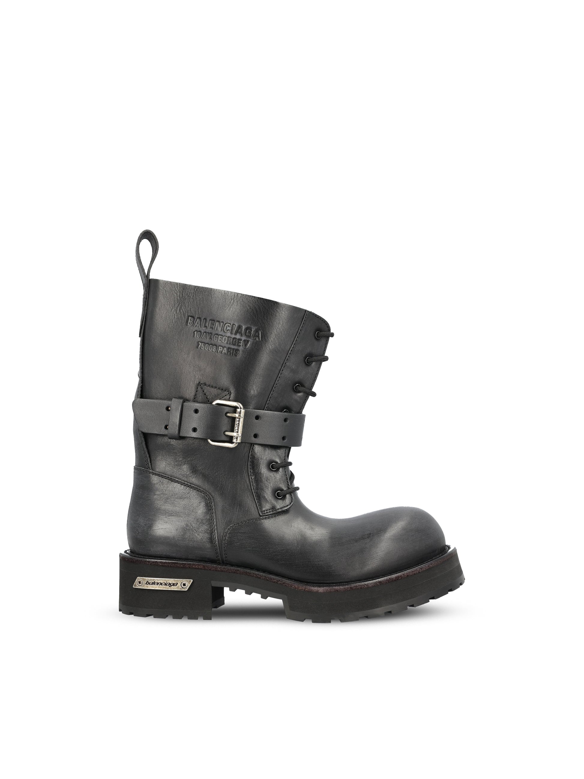 Stivali realizzati in pelle di vitello. 873427 WBEQ41081 BALENCIAGA 