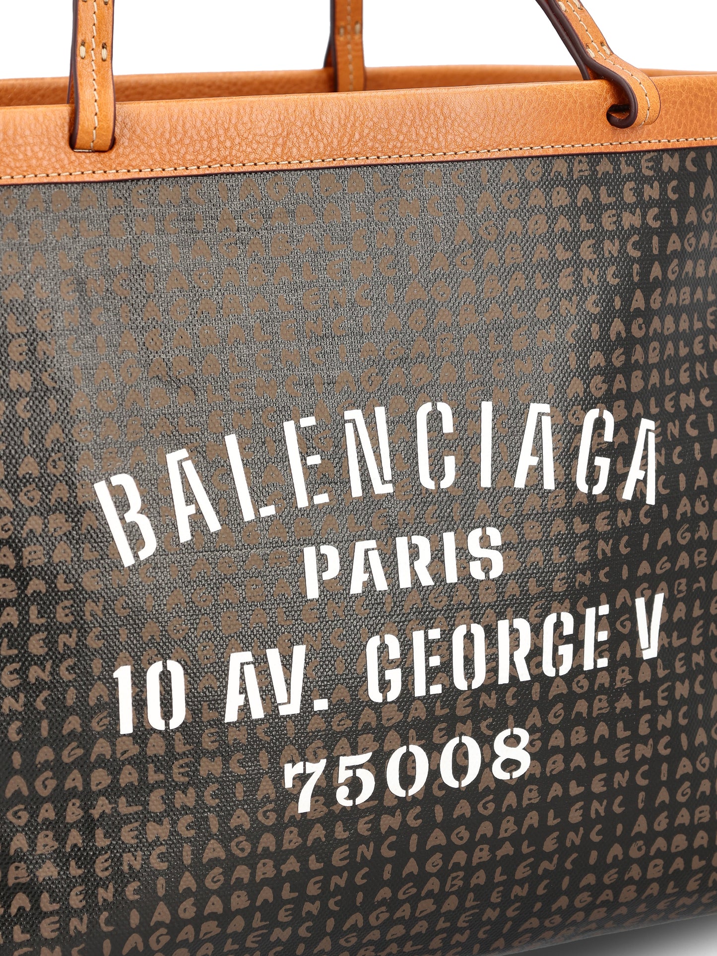 Borsa Tote Select Media in tela di cotone A000QA 2ACRU6092 BALENCIAGA 
