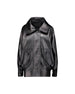 Bomber in pelle di angello leggera liscia nera A009F0 TVS051000 BALENCIAGA 