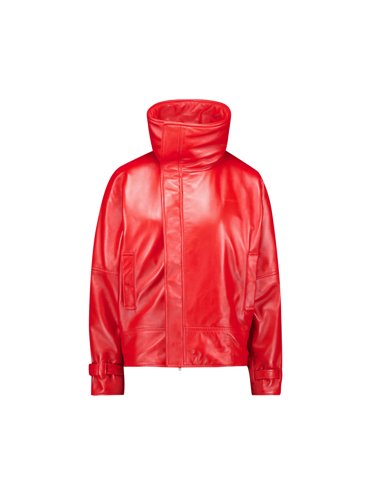 Bomber Arrotondato in pelle di agnello A009FD TUS116400 BALENCIAGA 
