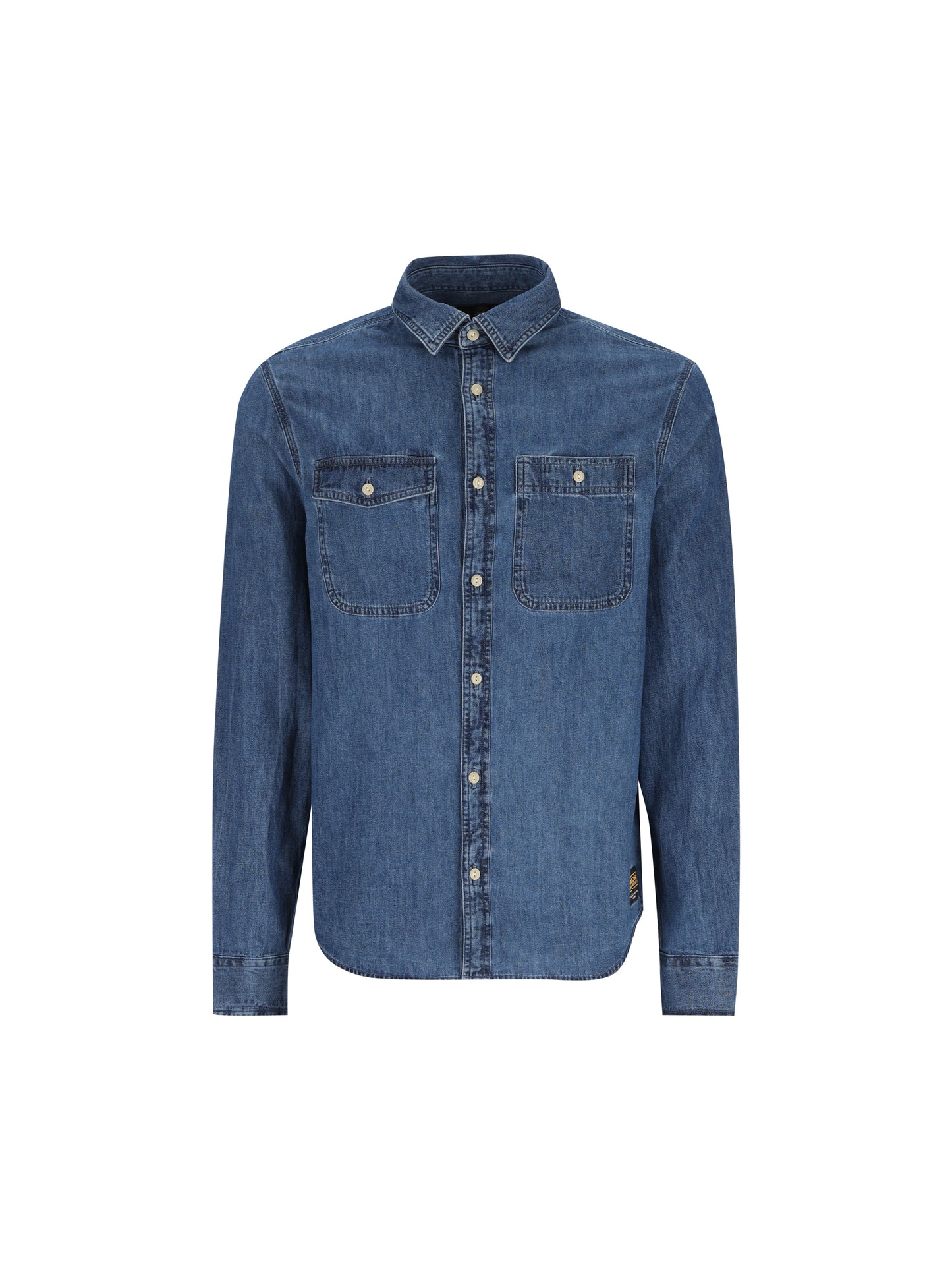 Camicia Dufton a maniche lunghe in denim MSH5882 MSHIN71 BARBOUR 