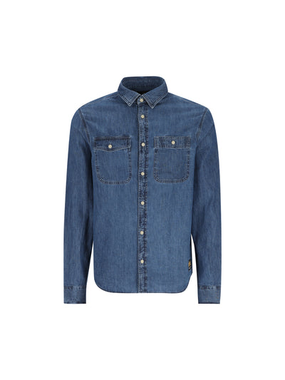 Camicia Dufton a maniche lunghe in denim MSH5882 MSHIN71 BARBOUR 