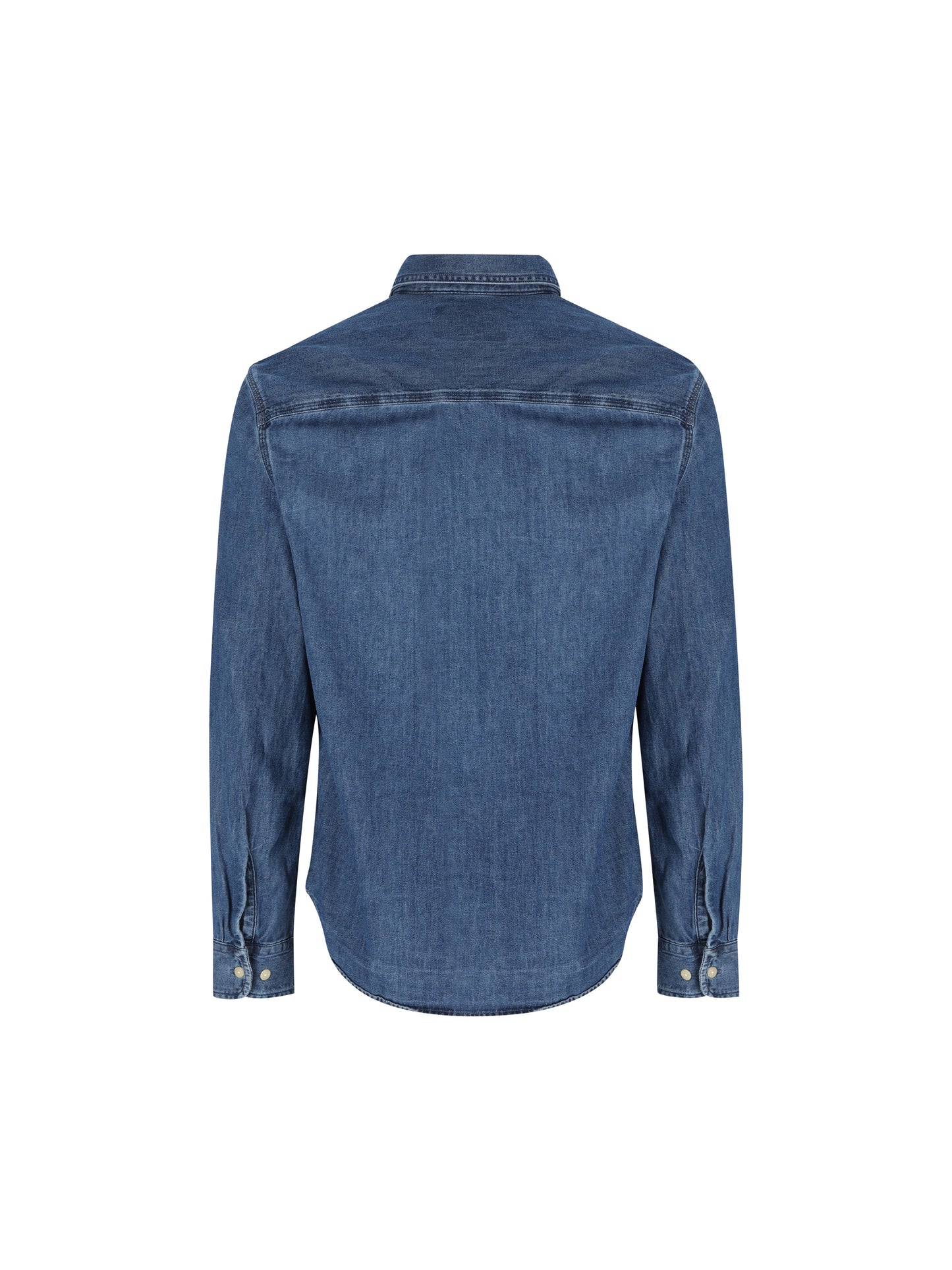 Camicia Dufton a maniche lunghe in denim MSH5882 MSHIN71 BARBOUR 