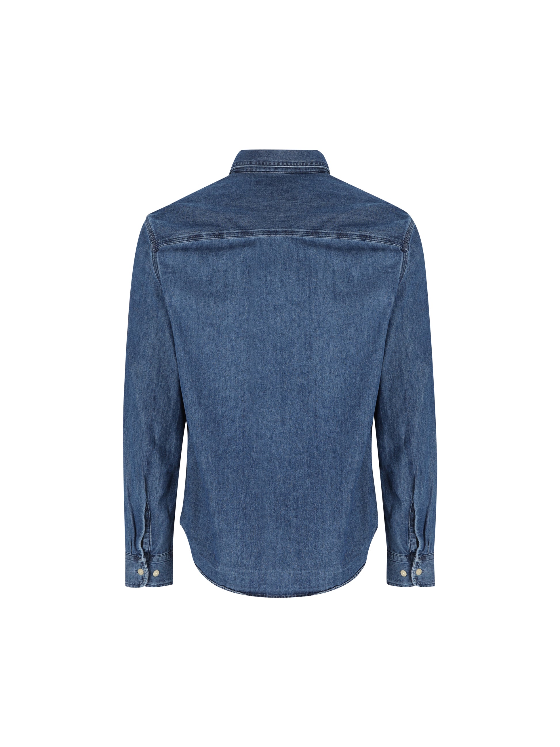 Camicia Dufton a maniche lunghe in denim MSH5882 MSHIN71 BARBOUR 