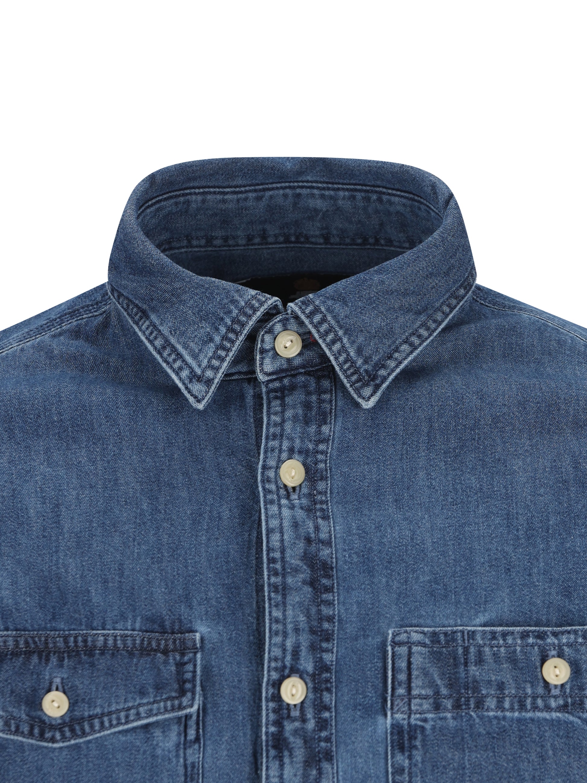 Camicia Dufton a maniche lunghe in denim MSH5882 MSHIN71 BARBOUR 