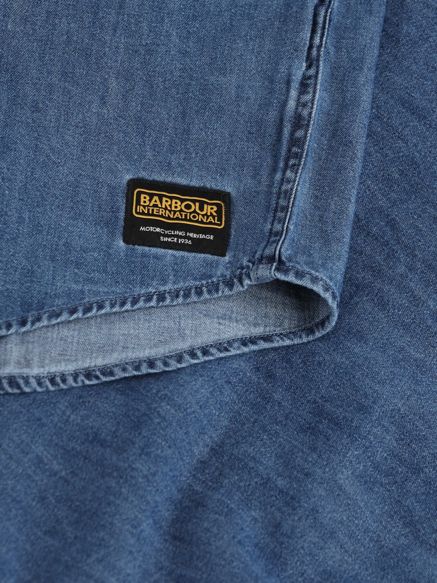 Camicia Dufton a maniche lunghe in denim MSH5882 MSHIN71 BARBOUR 