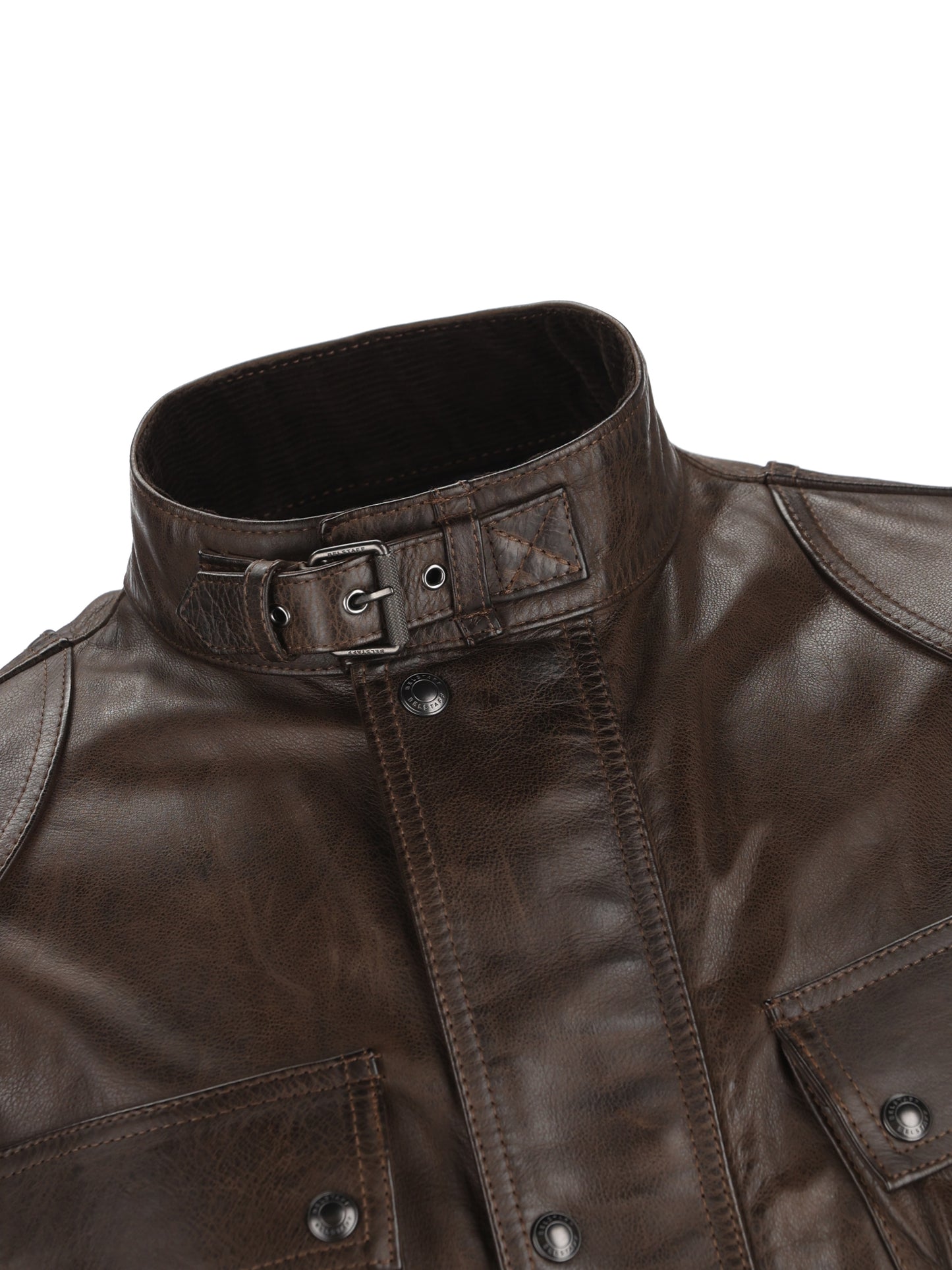 Giacca Trialmaster Panther in Pelle Nabuk 106525 DDST BELSTAFF 