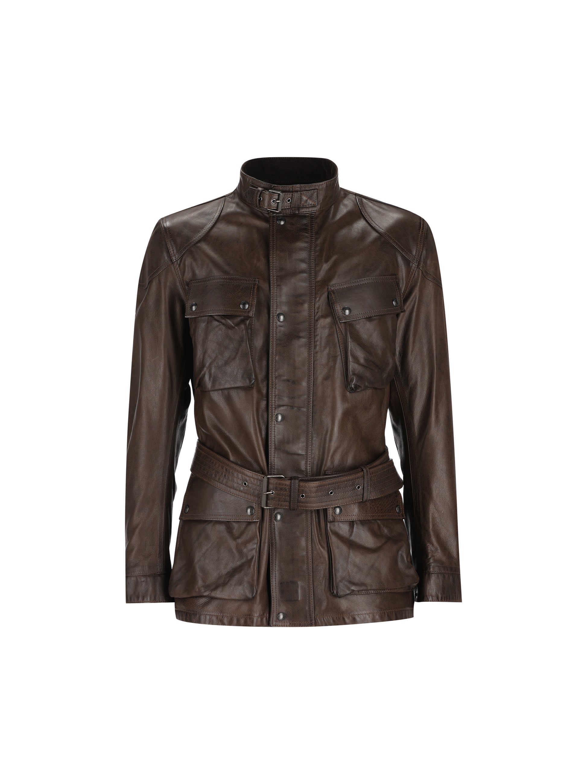 Giacca Trialmaster Panther in Pelle Nabuk 106525 DDST BELSTAFF 
