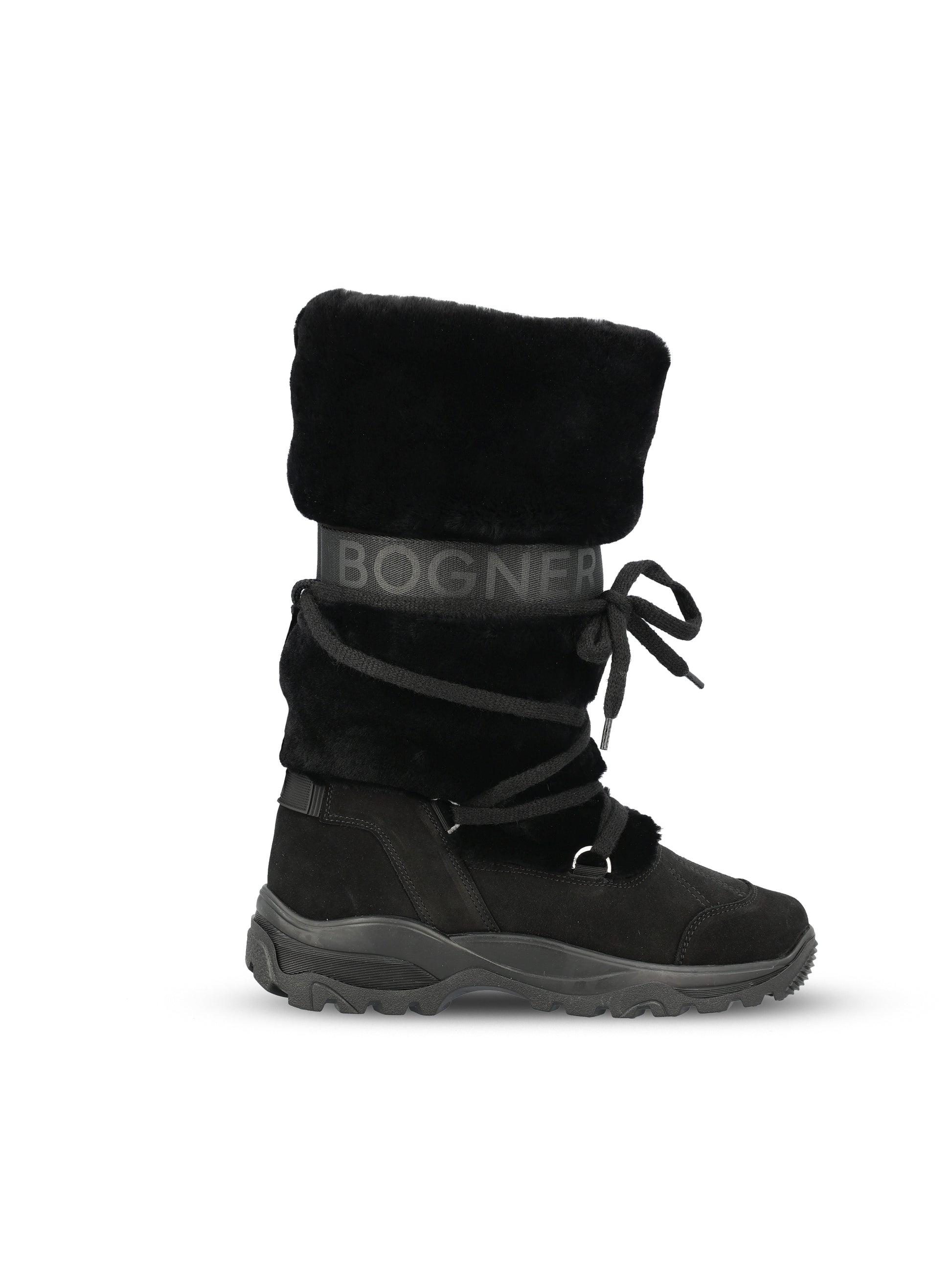 Stivali realizzati in pelle e tessuto. 22646804 001 BOGNER 