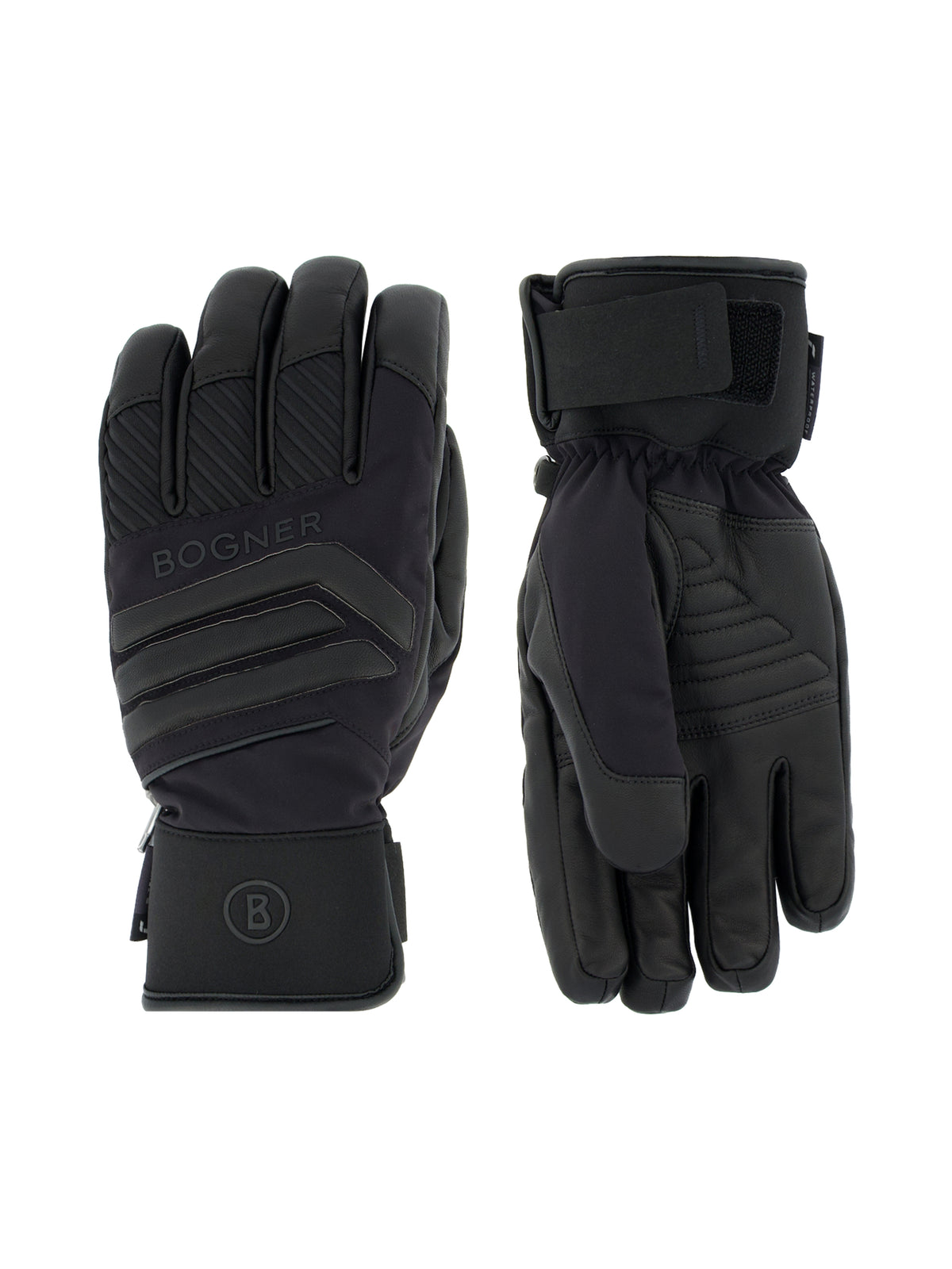 Guanti da sci in pelle e tessuto tecnico. 6597256 026 BOGNER 