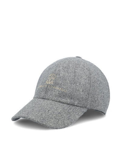 Cappello in lana vergine. M038P9850 CGQ69 BRUNELLO CUCINELLI 