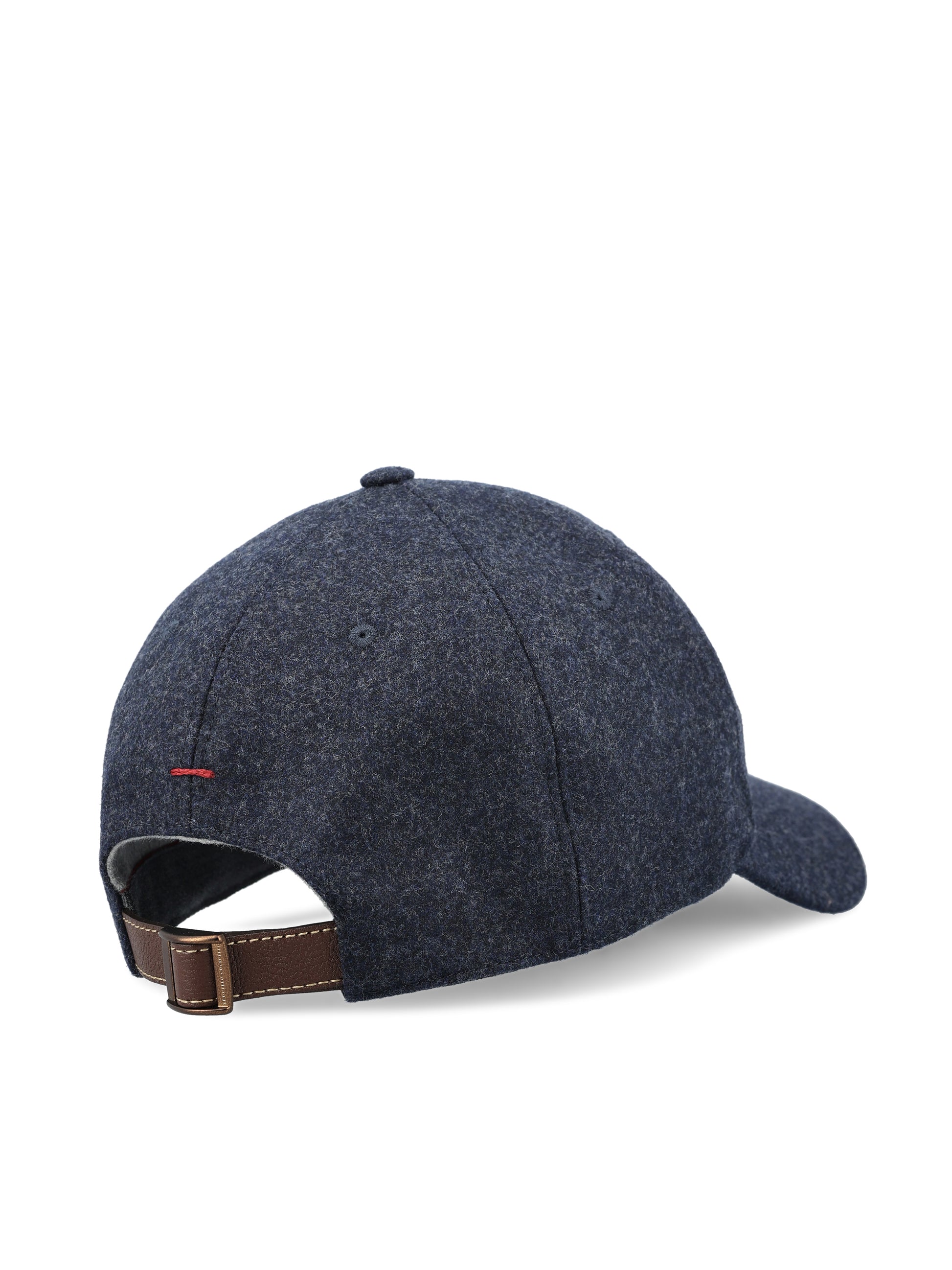 Cappello Baseball in flanella di lana vergine con logo ricamato M038P9850 CPM26 BRUNELLO CUCINELLI 