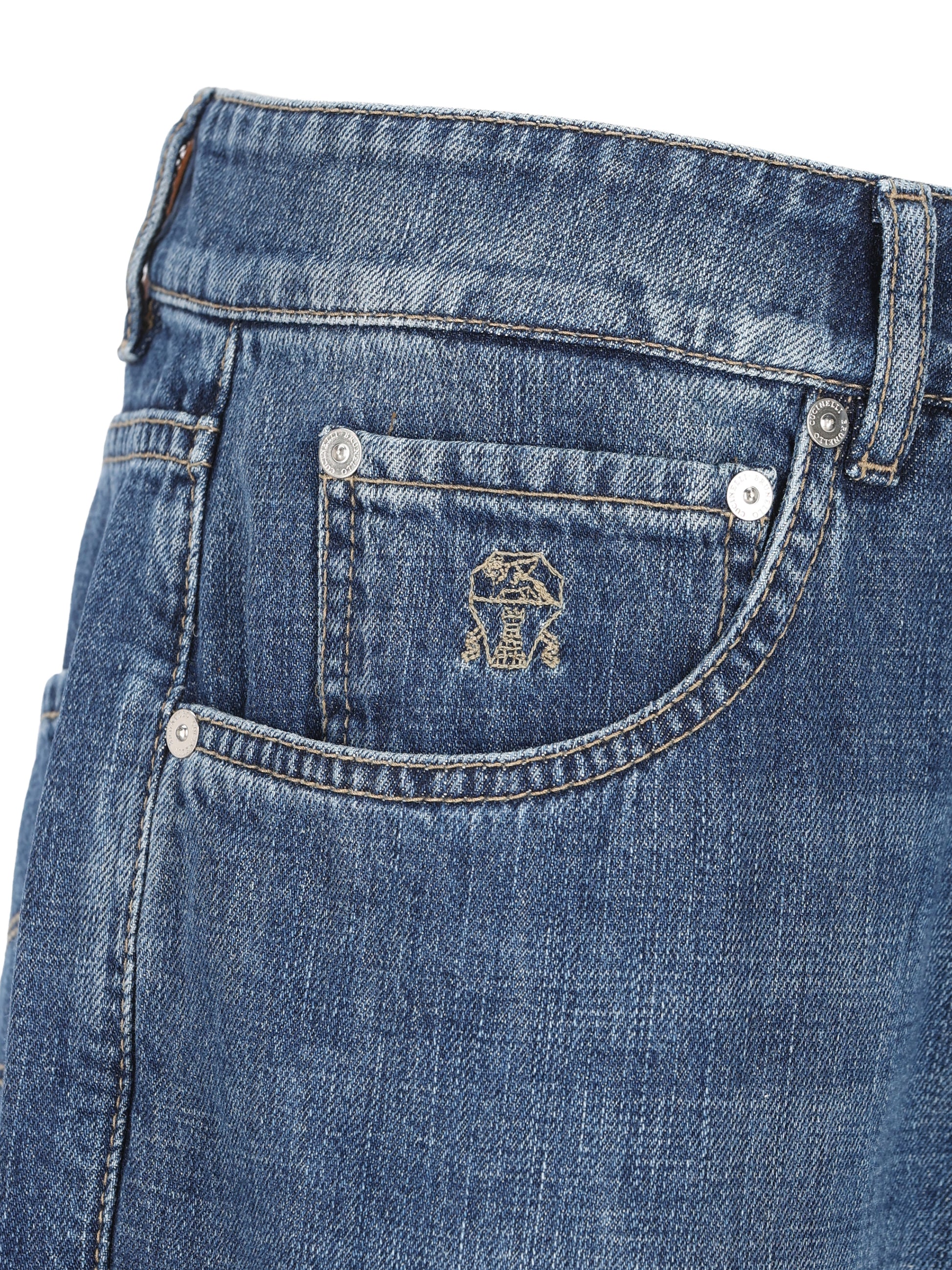 Jeans realizzati in cotone. M0Z37X1290 C1471 BRUNELLO CUCINELLI 