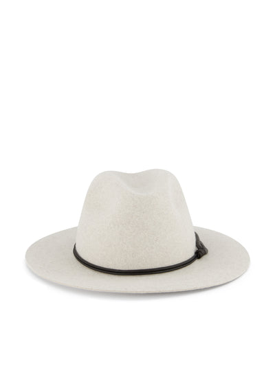 Fedora in Feltro con Fascia in Pelle e Monile MCAP90233 CMADR BRUNELLO CUCINELLI 