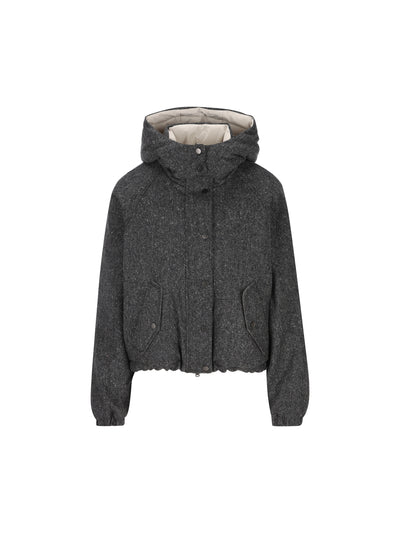 Piumino realizzato in lana vergine. MD0023657 C001 BRUNELLO CUCINELLI 