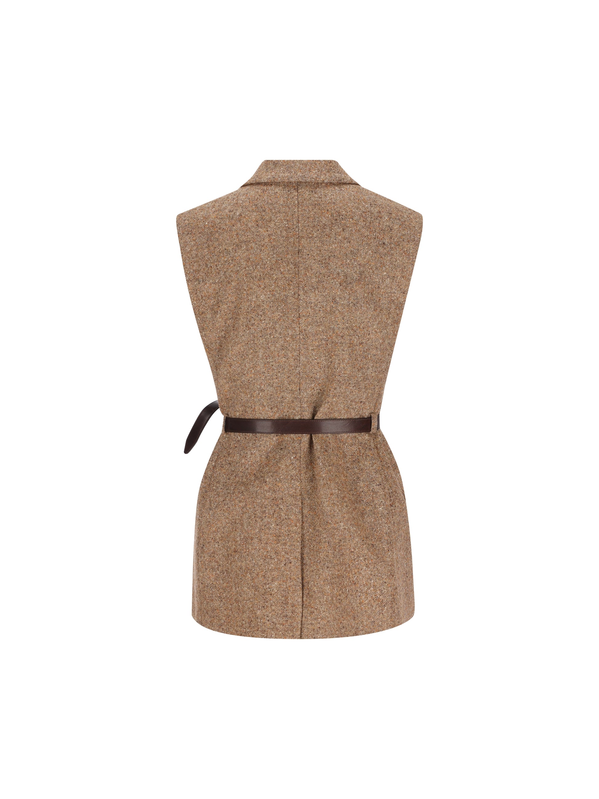 Gilet realizzato in lana e poliammide MD0027123 C016 BRUNELLO CUCINELLI 