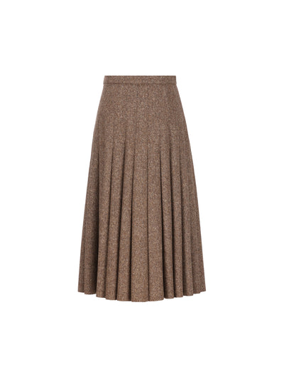 Gonna realizzata in lana vergine e poliammide. MD002G4092 C002 BRUNELLO CUCINELLI 