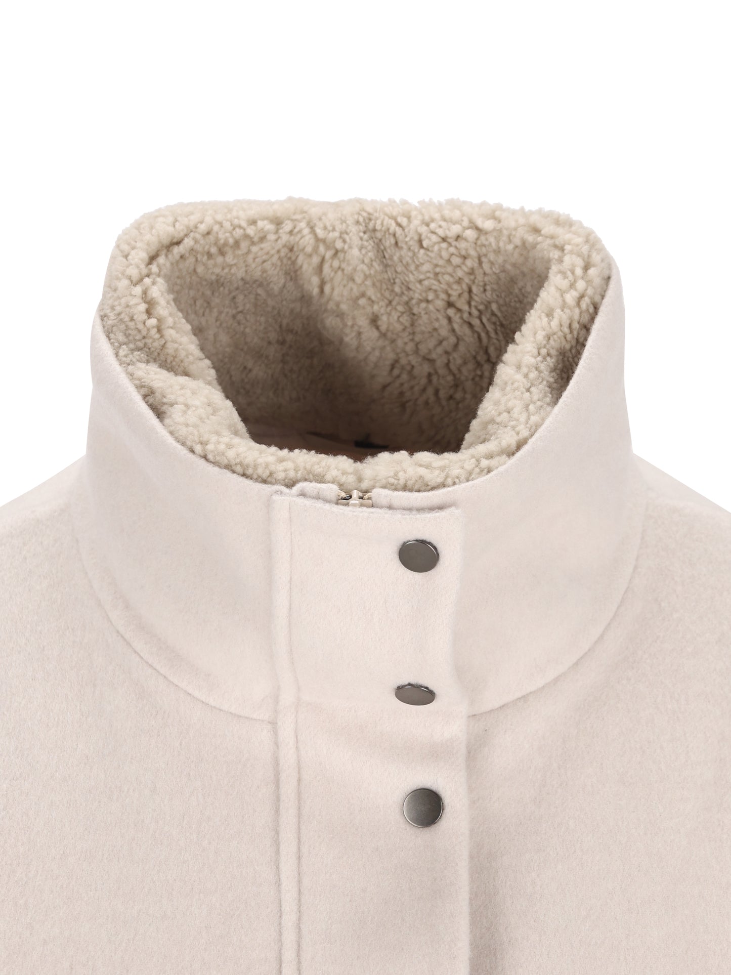 Outerwear lavorazione double in panno di lana vergine e cashmere. MD5327555 C042 BRUNELLO CUCINELLI 