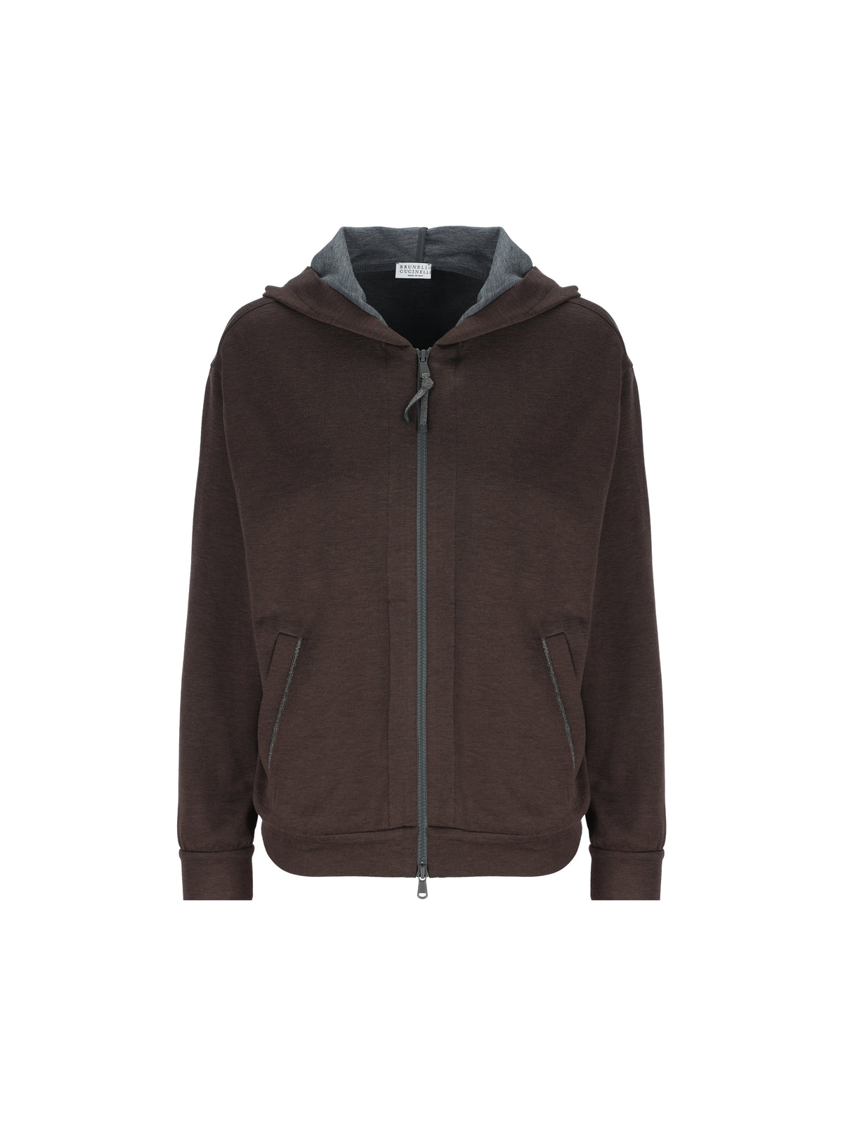 Felpa in cotone e seta. MD828SB806 C8227 BRUNELLO CUCINELLI 