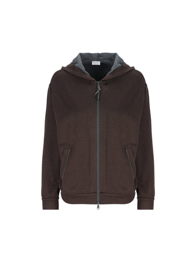 Felpa in cotone e seta. MD828SB806 C8227 BRUNELLO CUCINELLI 