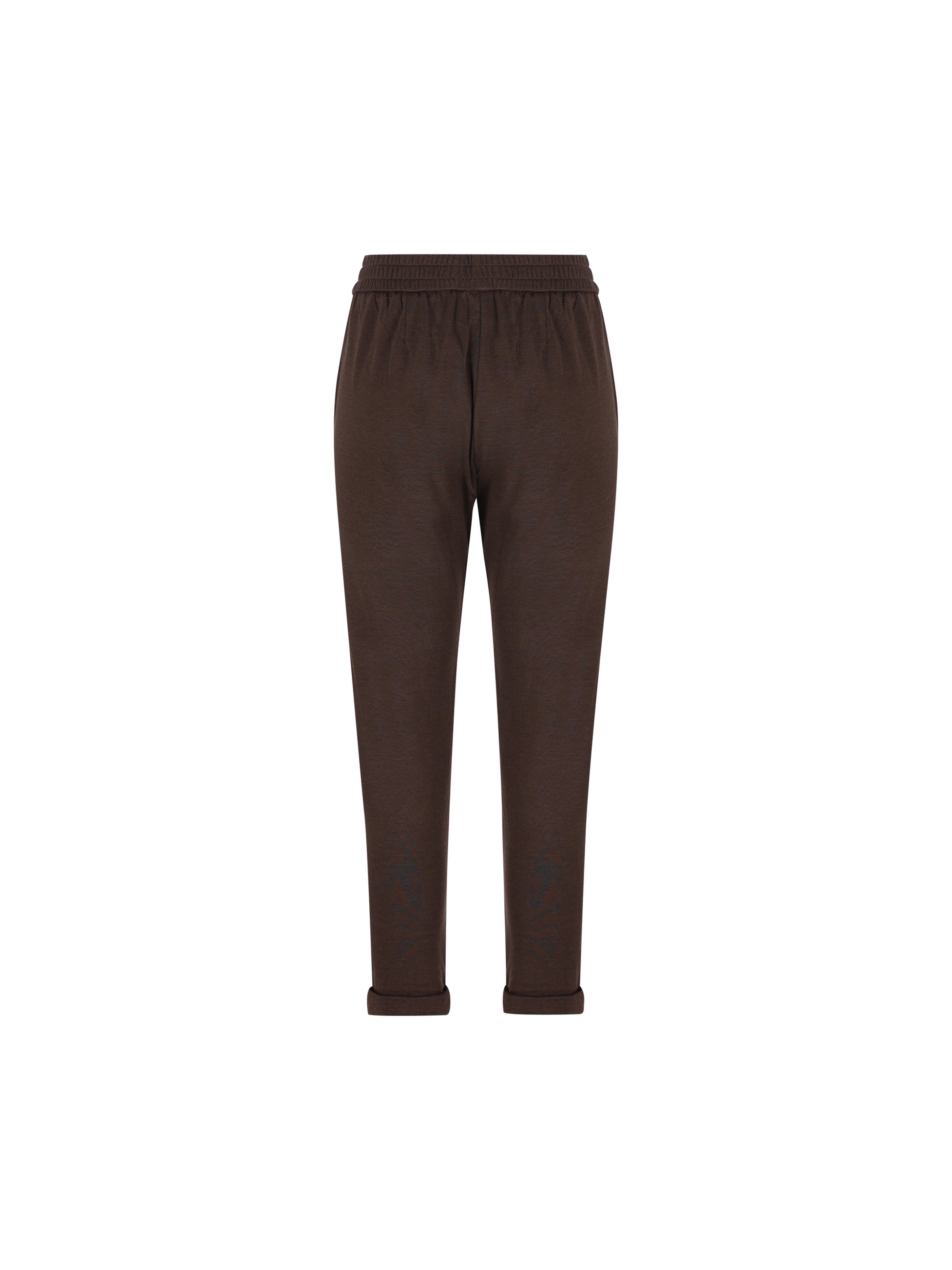 Pantaloni jogging in cotone e seta con monile MD828SB899 C8227 BRUNELLO CUCINELLI 