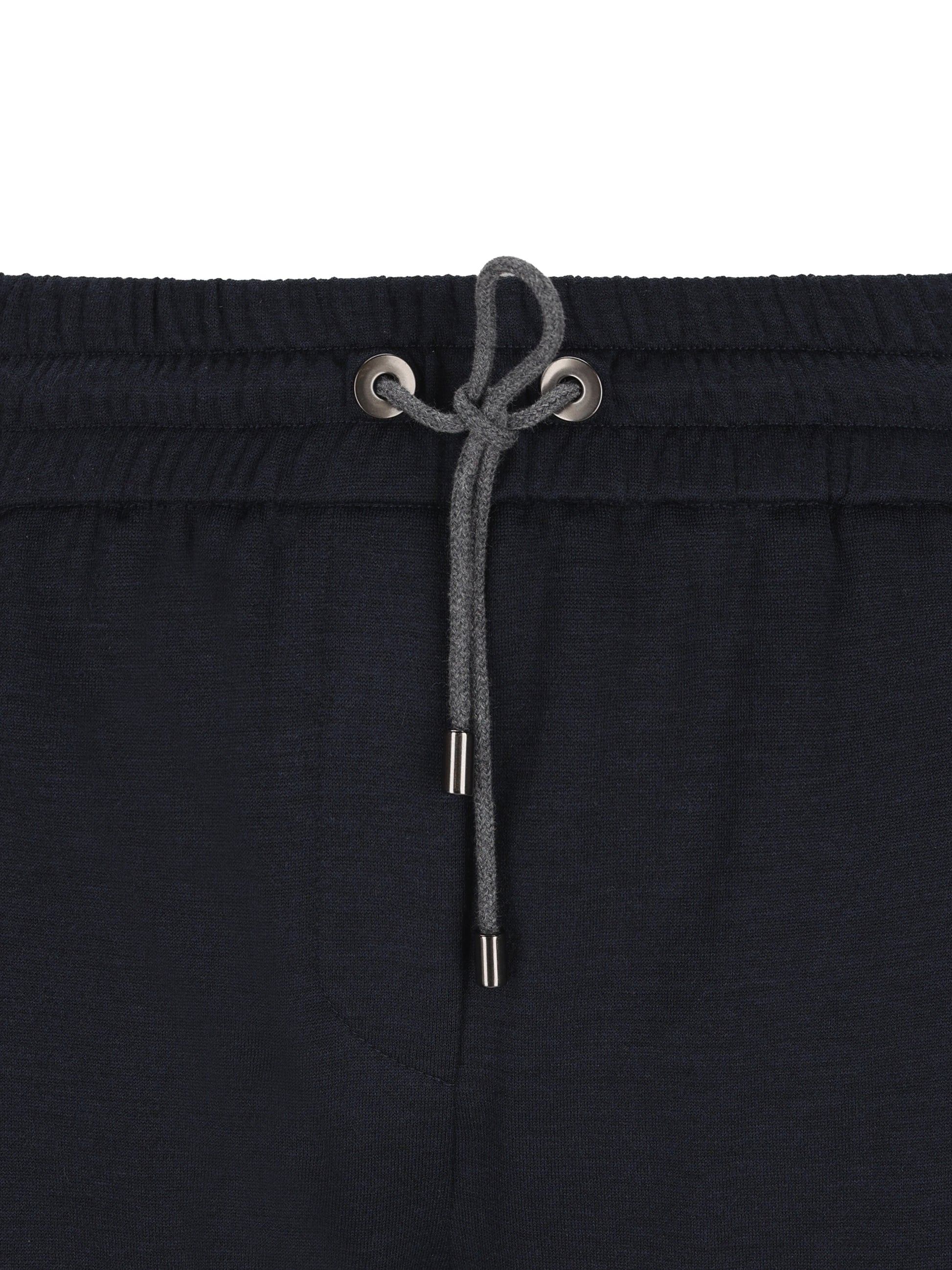 Pantaloni jogging in cotone e seta con monile MD828SB899 C8366 BRUNELLO CUCINELLI 