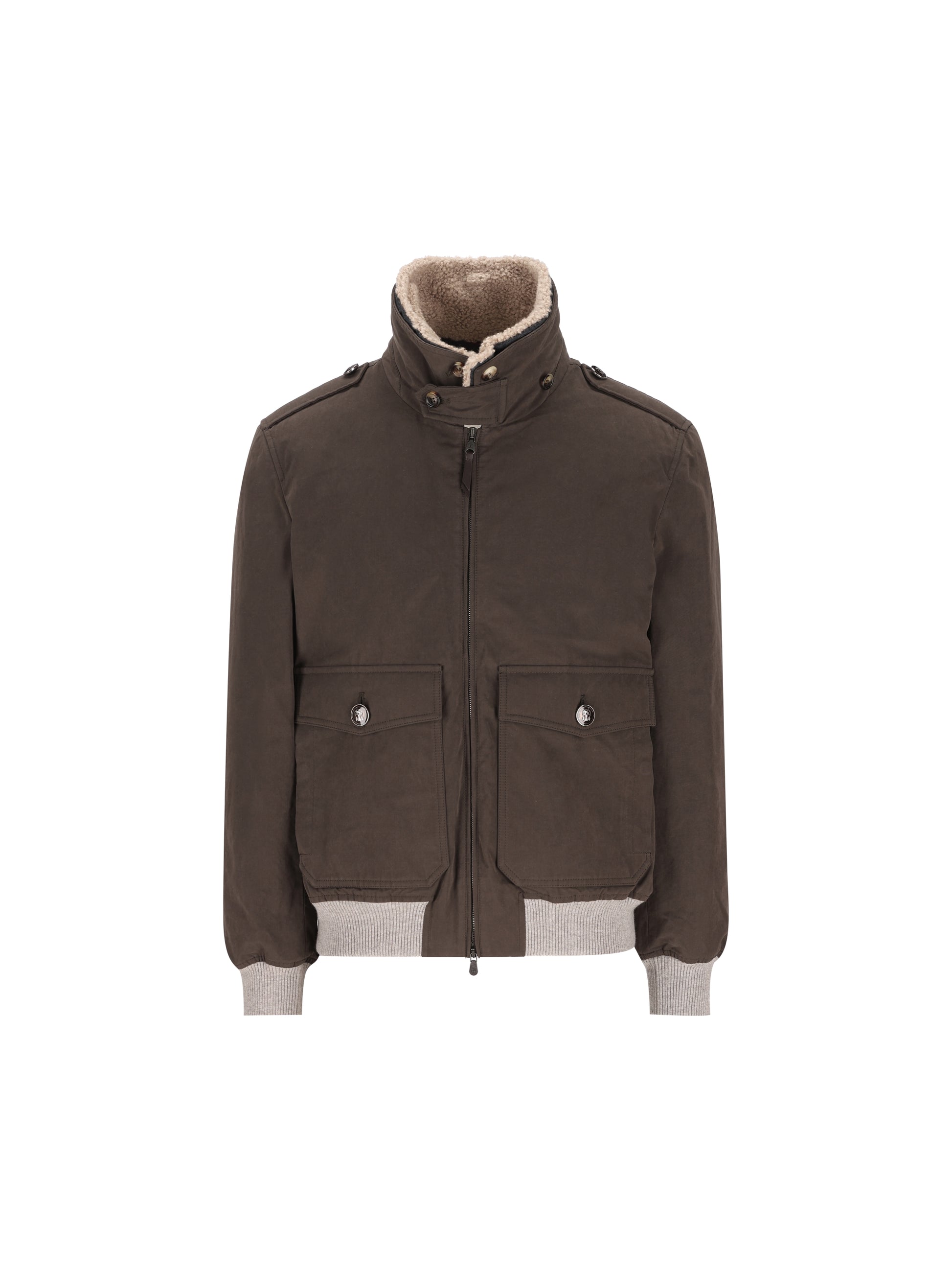 Bomber realizzato in cotone MG5456003 CLY62 BRUNELLO CUCINELLI 