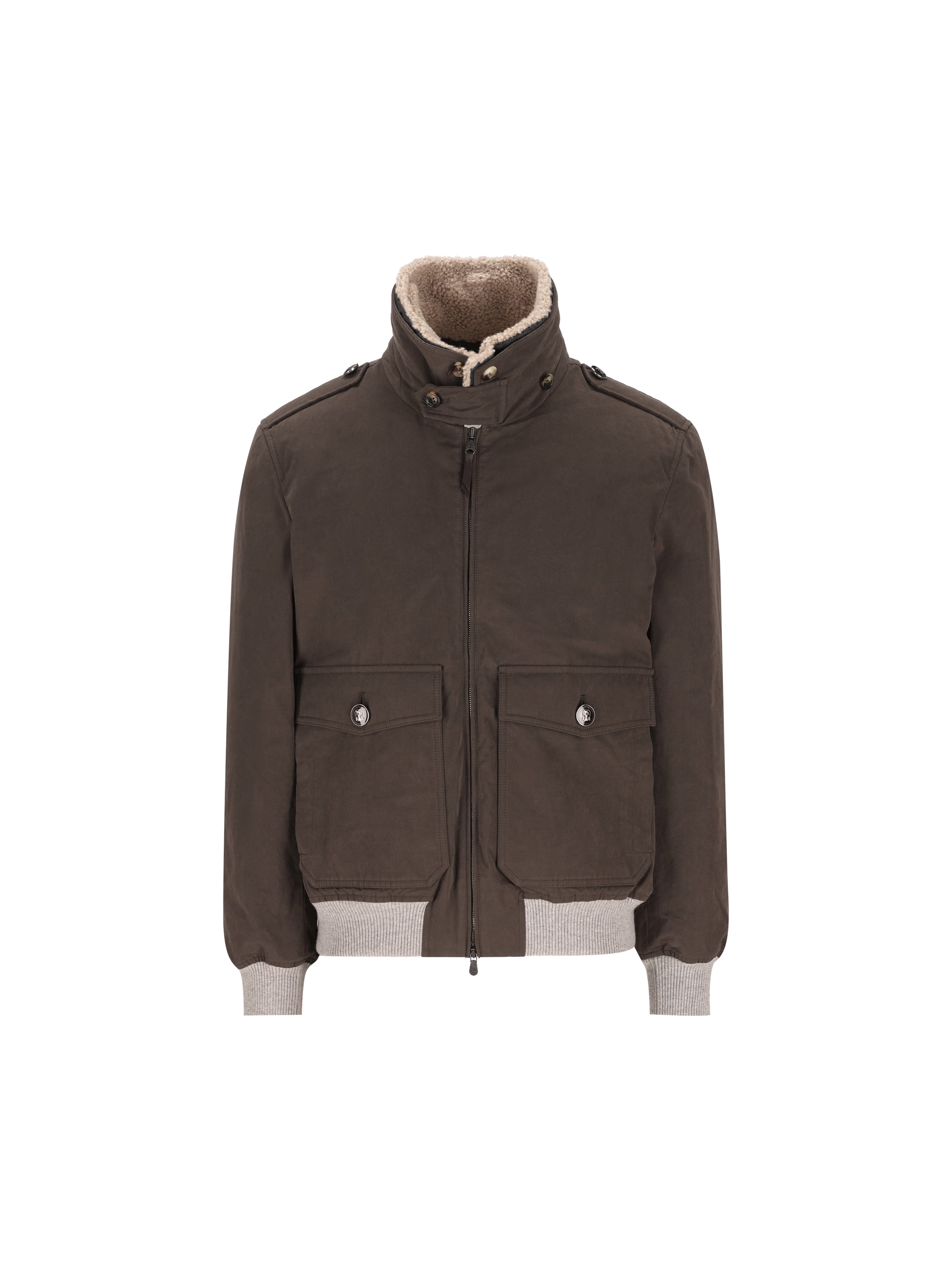 Bomber realizzato in cotone MG5456003 CLY62 BRUNELLO CUCINELLI 