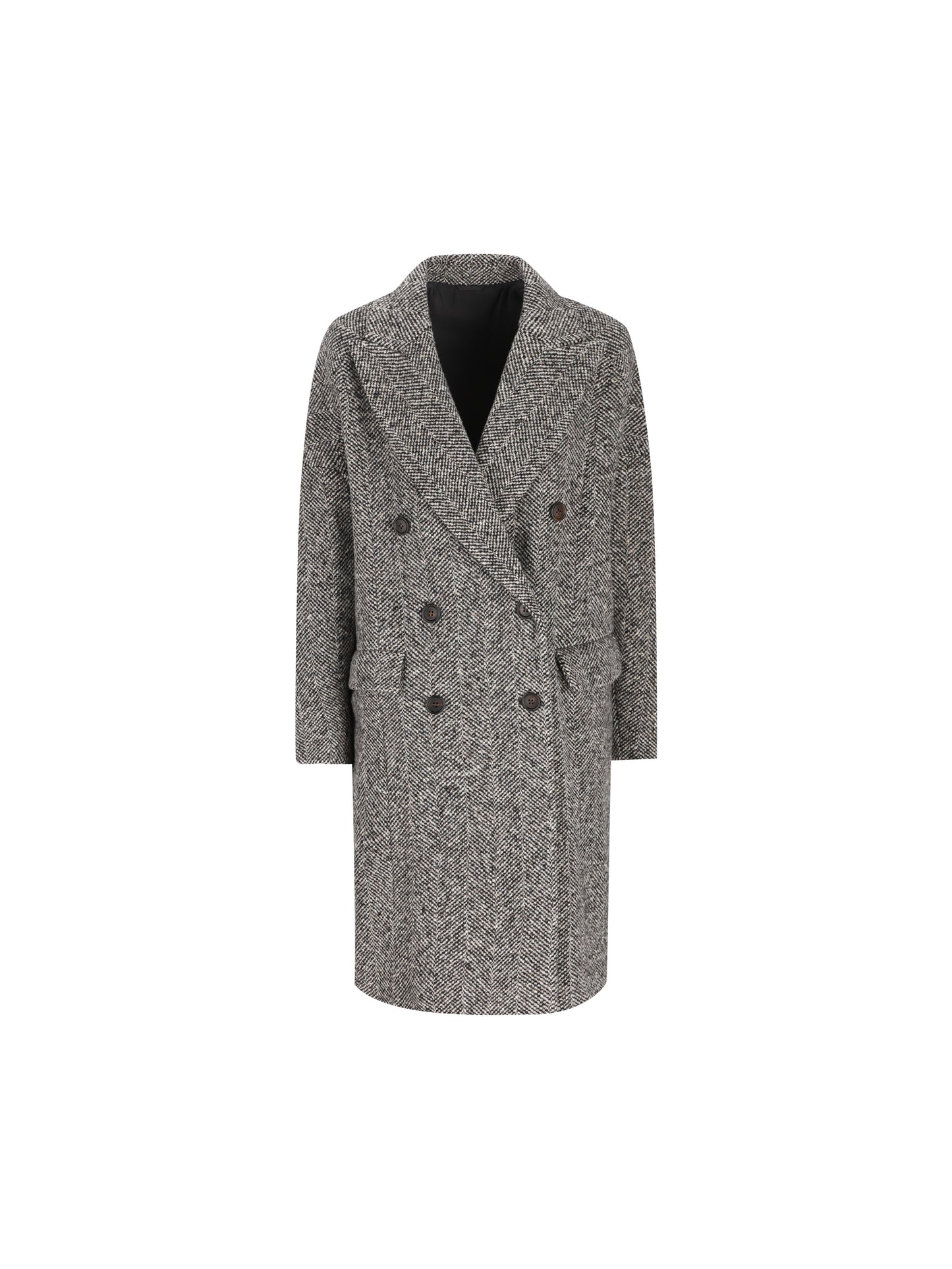Cappotto realizzato in lana vergine e poliestere. MG5709954 C003 BRUNELLO CUCINELLI 