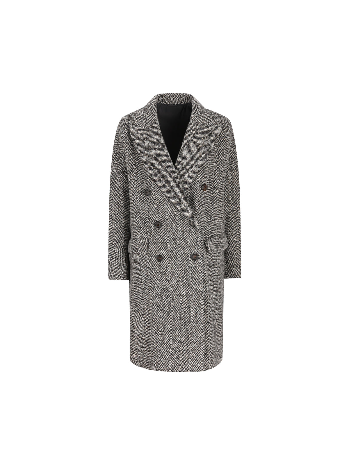 Cappotto realizzato in lana vergine e poliestere. MG5709954 C003 BRUNELLO CUCINELLI 