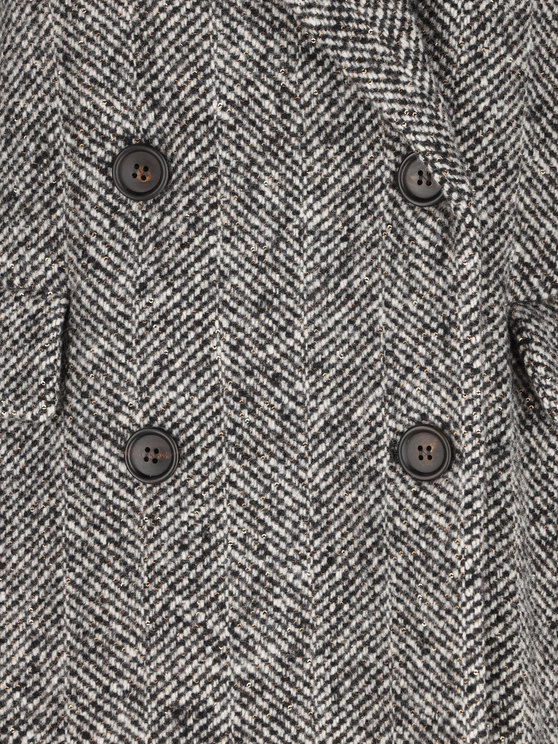 Cappotto realizzato in lana vergine e poliestere. MG5709954 C003 BRUNELLO CUCINELLI 