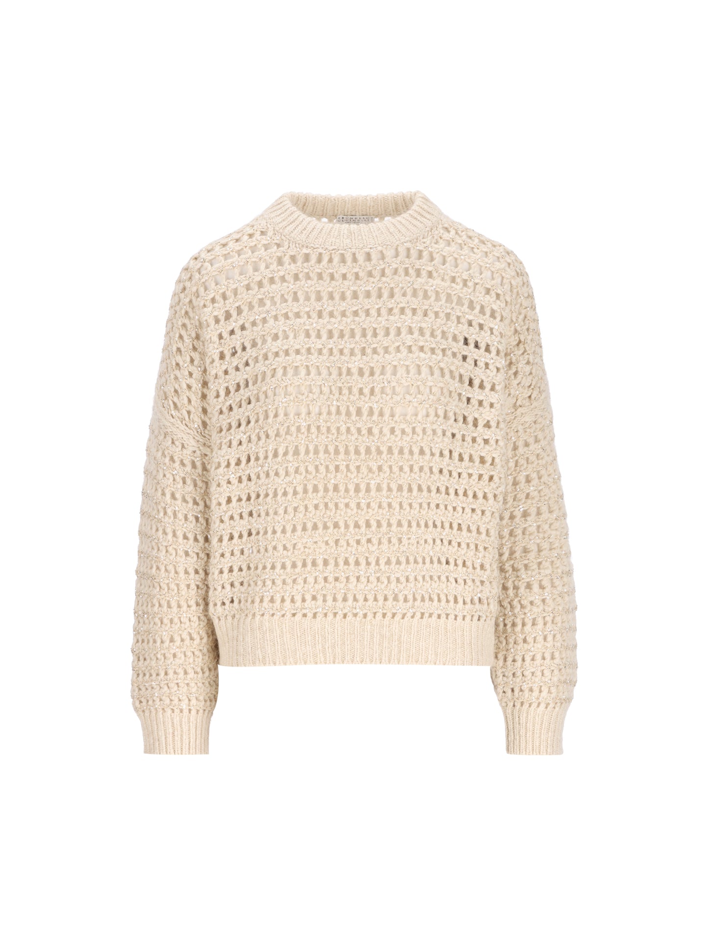 Maglia Donna Traforata con Paillettes MGO378800 CGM42 BRUNELLO CUCINELLI 