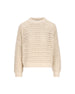Maglia Donna Traforata con Paillettes MGO378800 CGM42 BRUNELLO CUCINELLI 