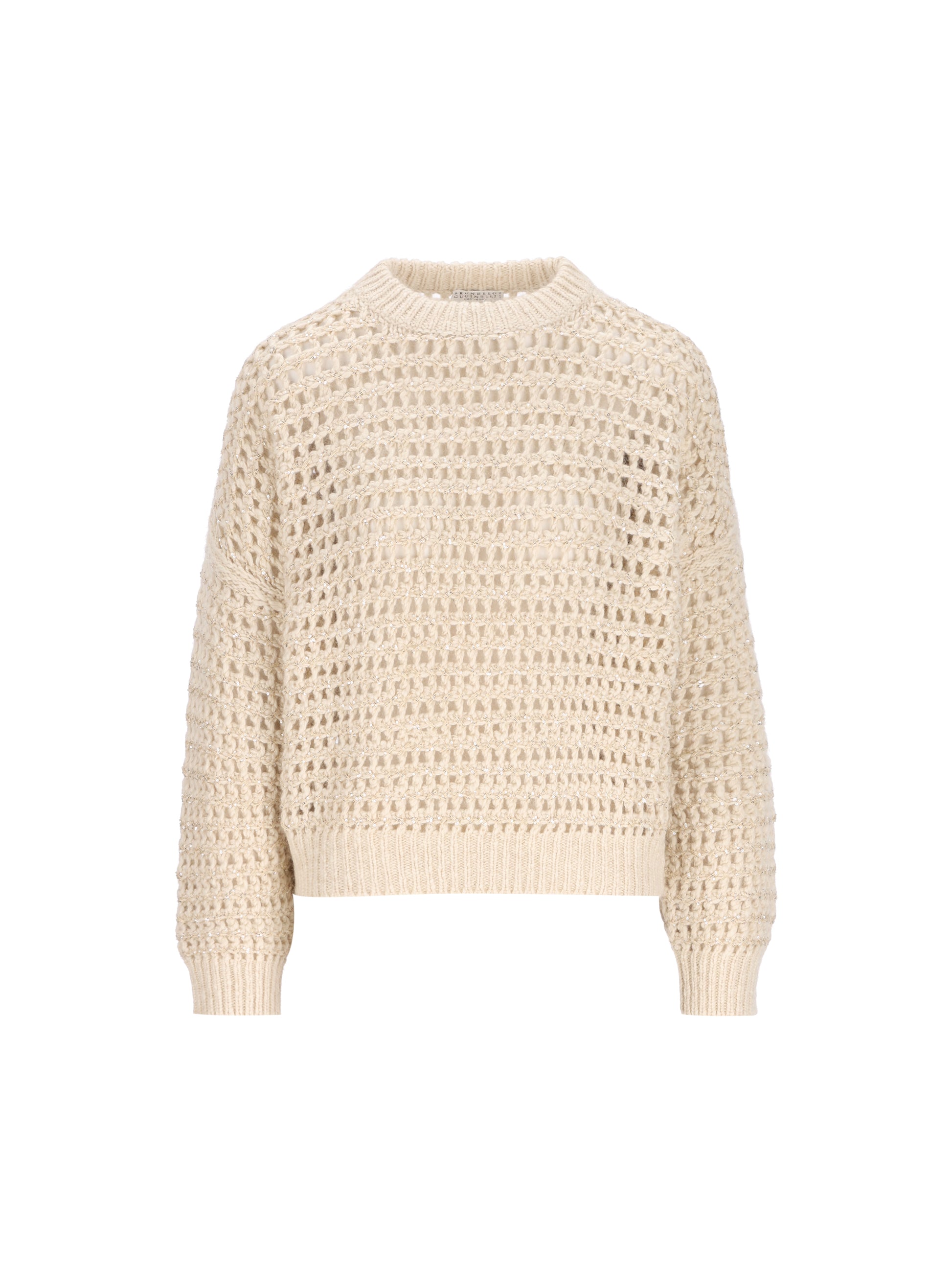 Maglia Donna Traforata con Paillettes MGO378800 CGM42 BRUNELLO CUCINELLI 