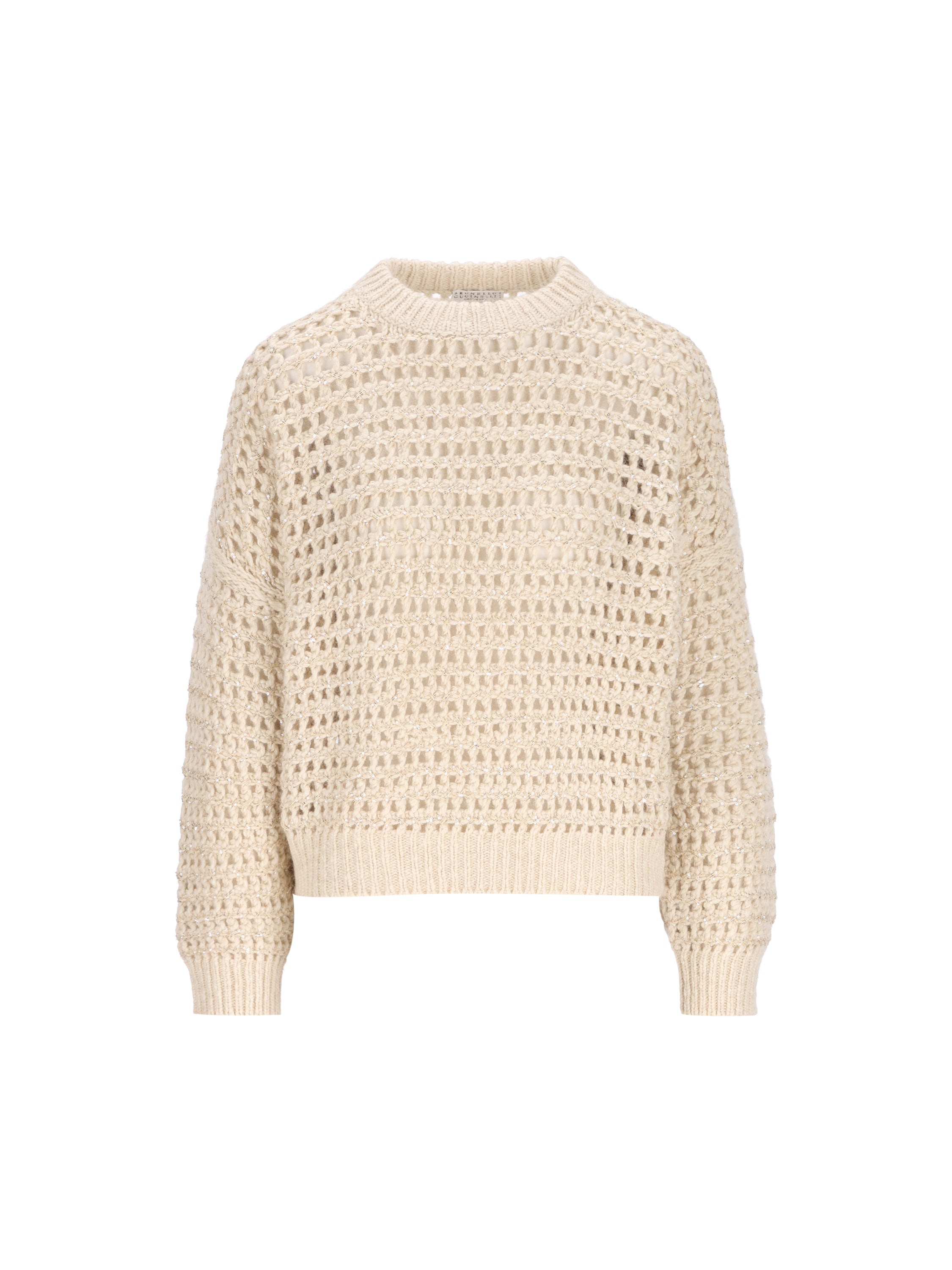 Maglia Donna Traforata con Paillettes MGO378800 CGM42 BRUNELLO CUCINELLI 