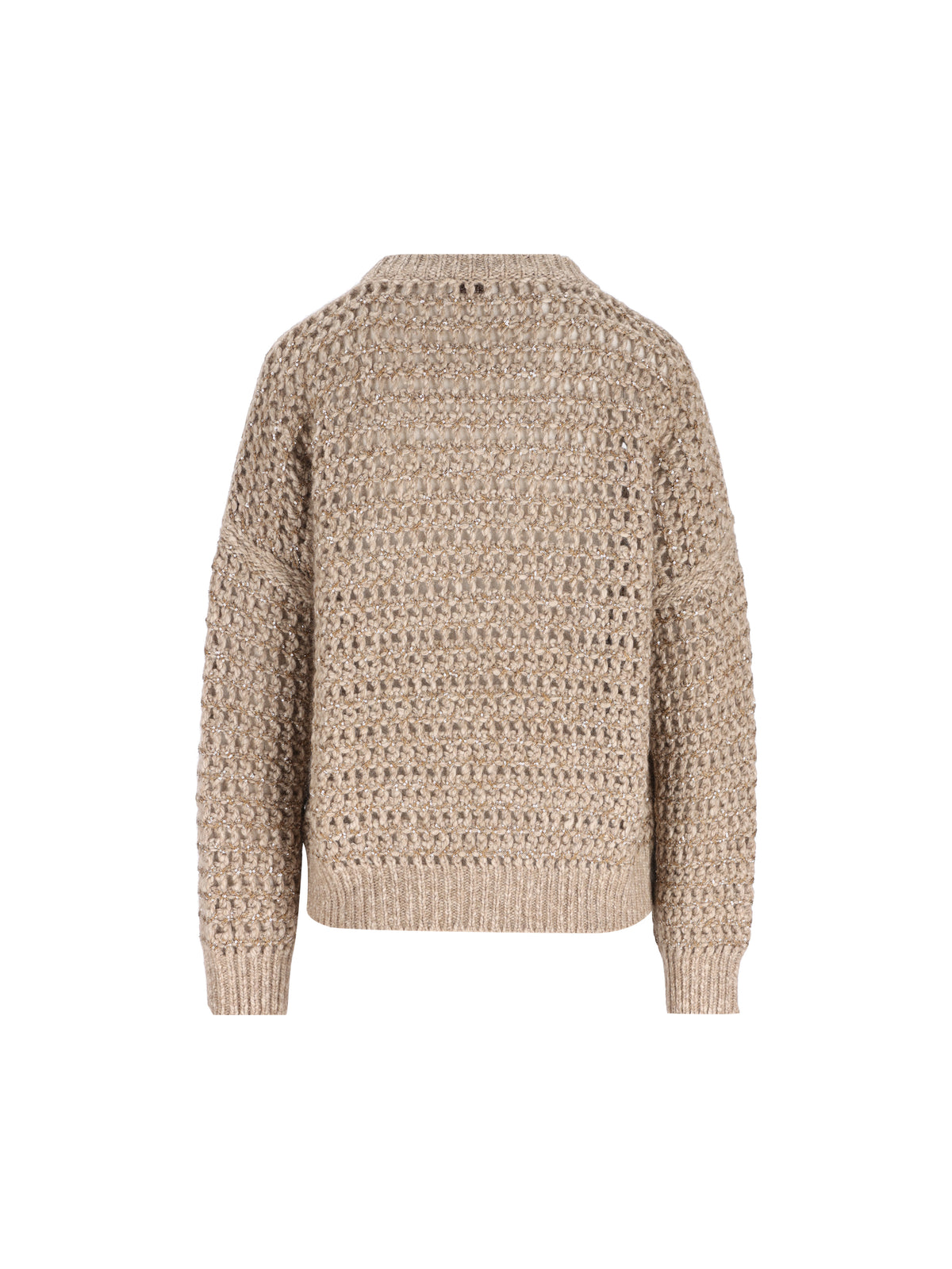 Maglia Donna Traforata con Paillettes MGO378800 CVA05 BRUNELLO CUCINELLI 