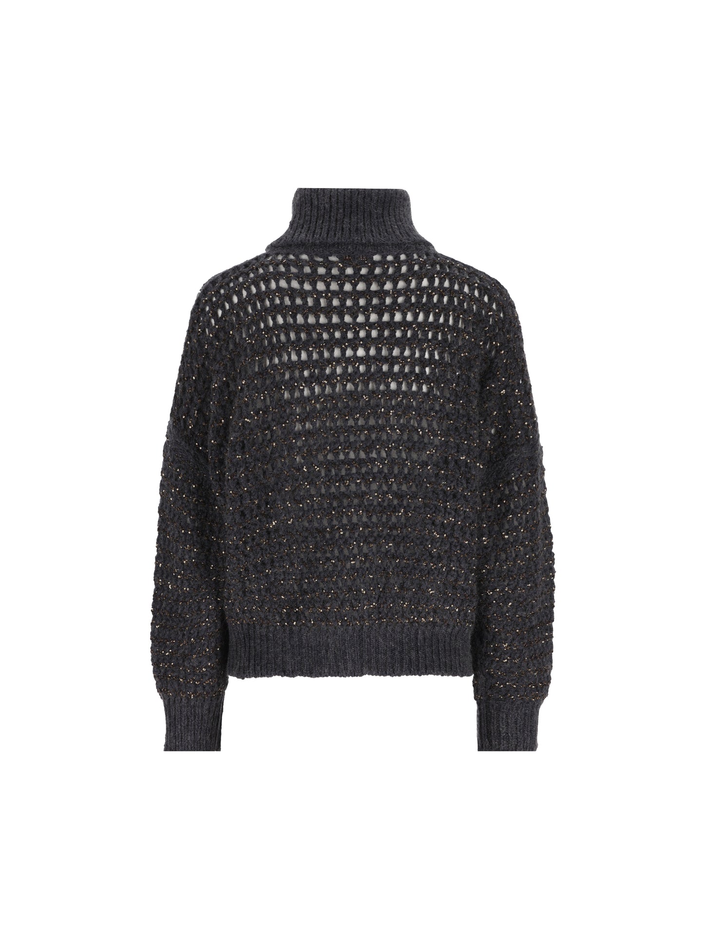 Cardigan Dazzling in Lana Vergine Soft e Cashmere a Rete MGO378806 CUC63 BRUNELLO CUCINELLI 