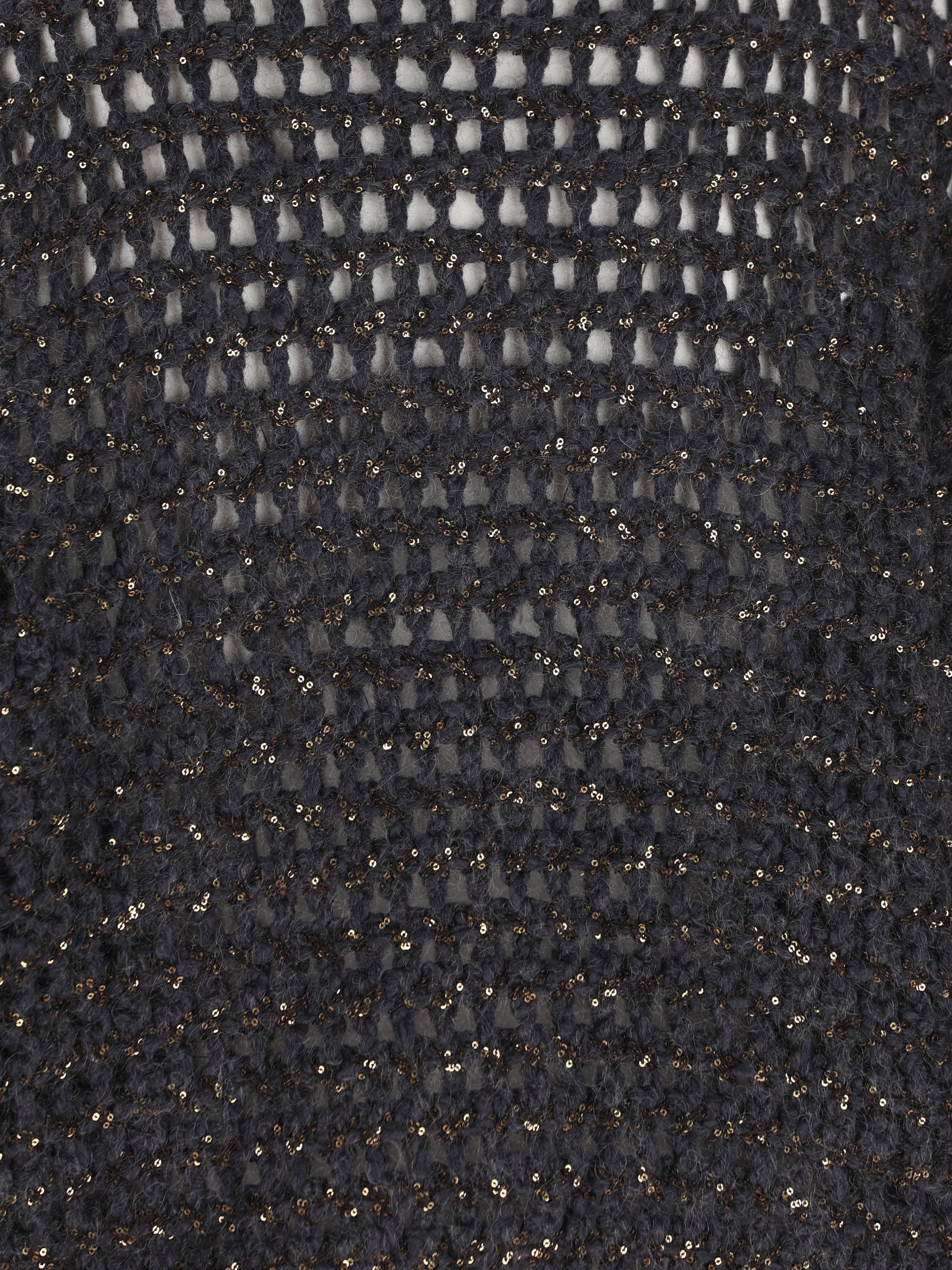 Cardigan Dazzling in Lana Vergine Soft e Cashmere a Rete MGO378806 CUC63 BRUNELLO CUCINELLI 